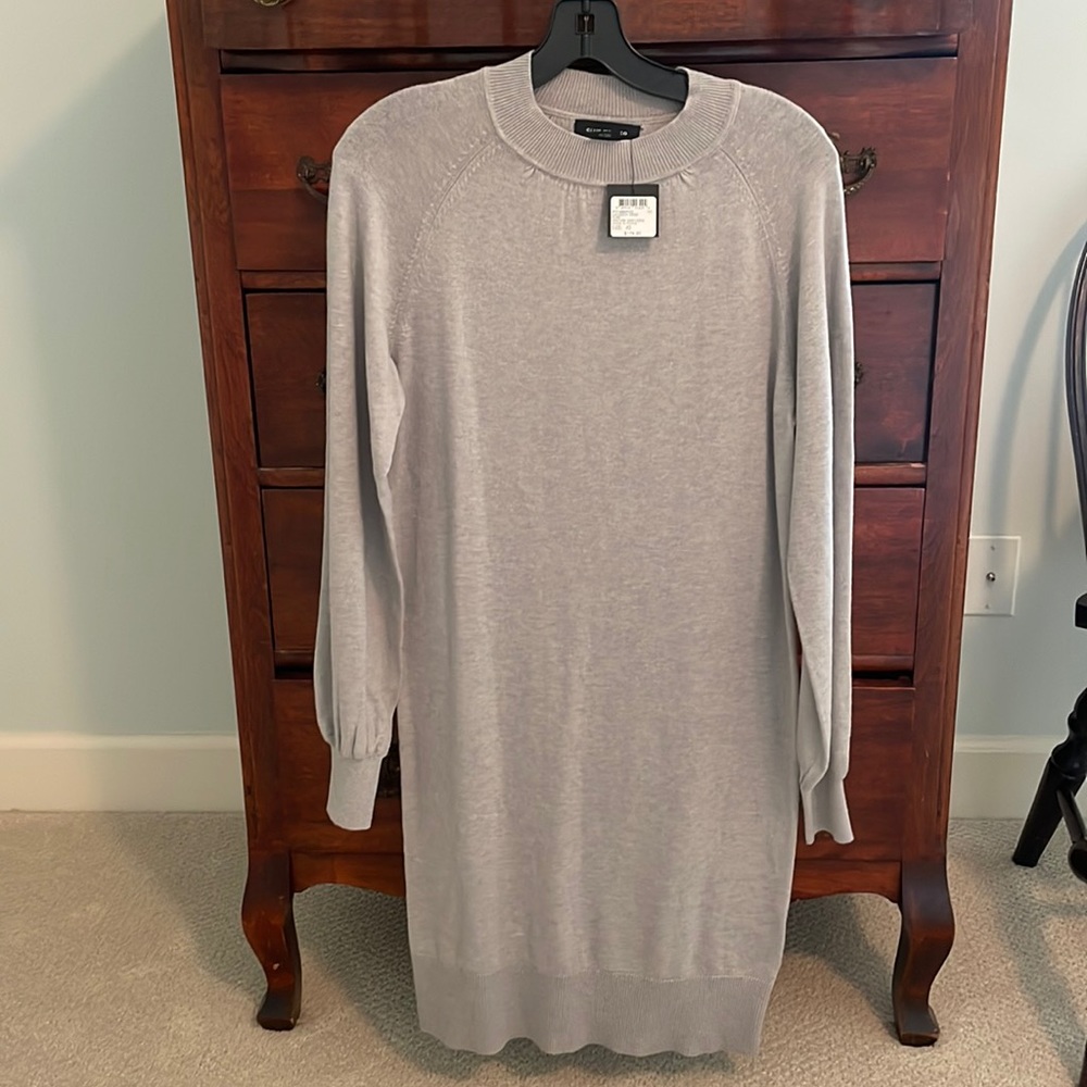 Club Monaco grey sweater dress XS New with tags